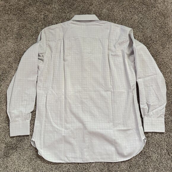 Ermenegildo Zegna Comfort Fit Dress Shirt Check Men’s Size 41/16 Large - Picture 10 of 12